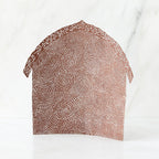 Standing see through brown barn figurine standing up facing forward